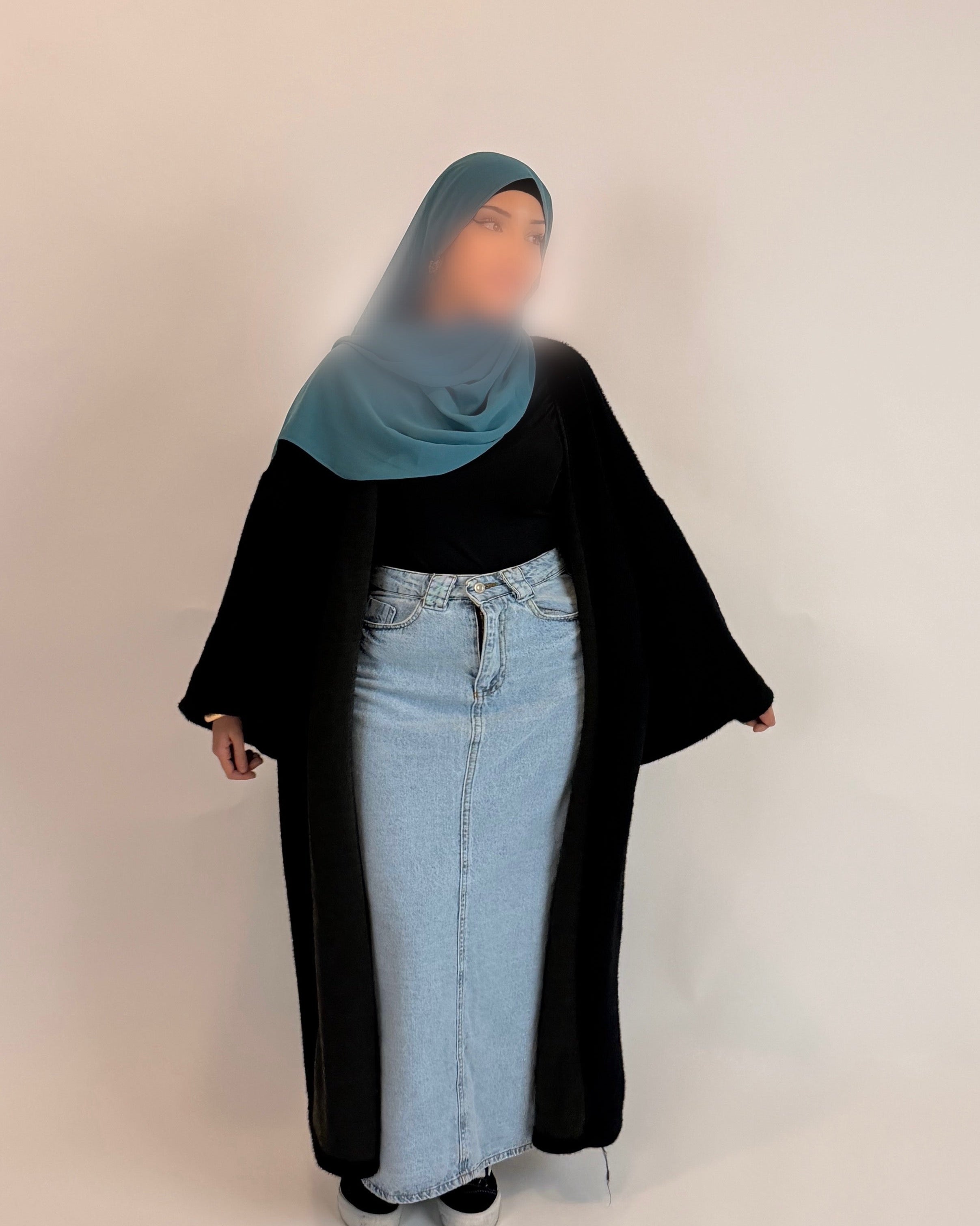 Jupe en jean sans fente