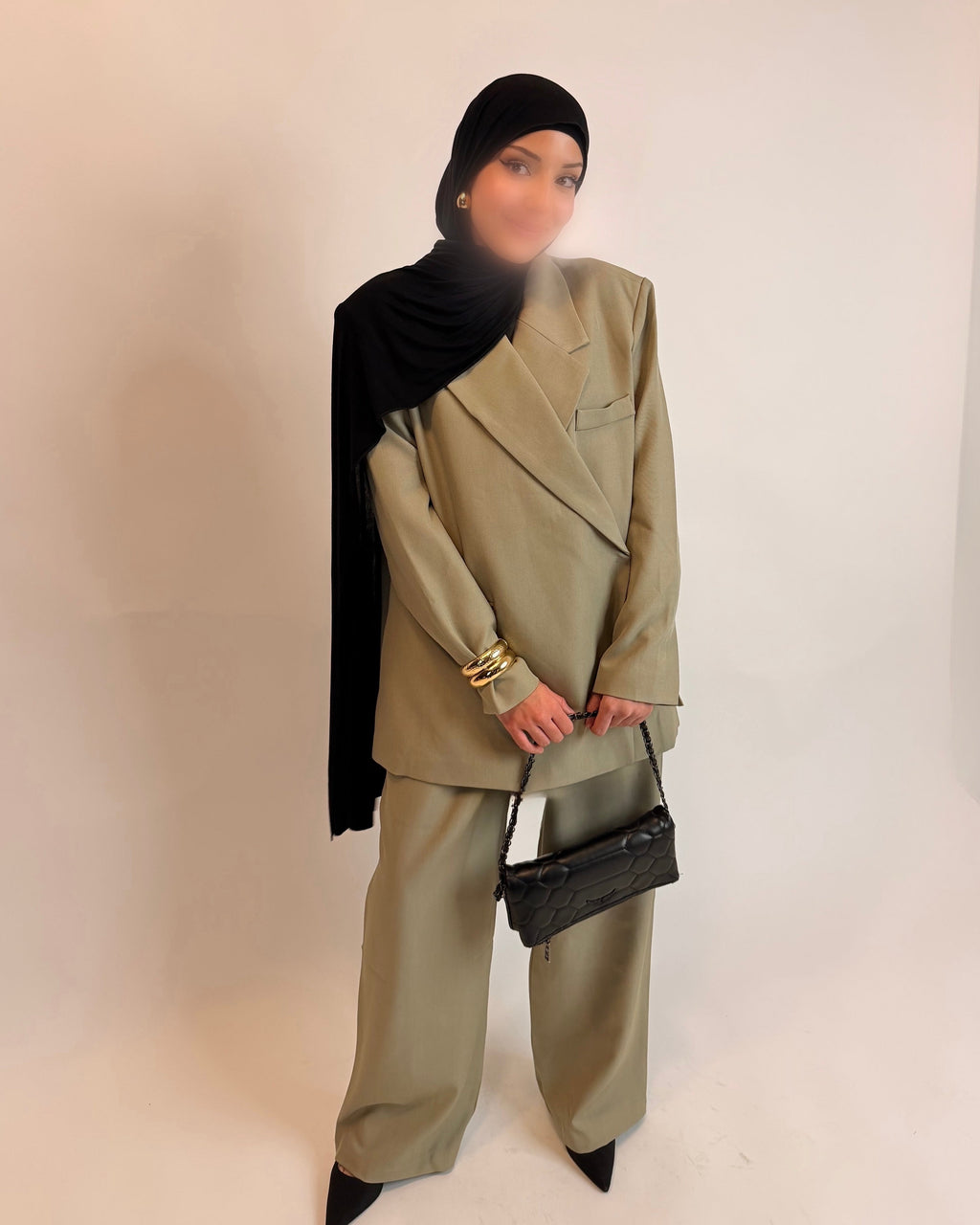 Ensemble Blazer Kaki