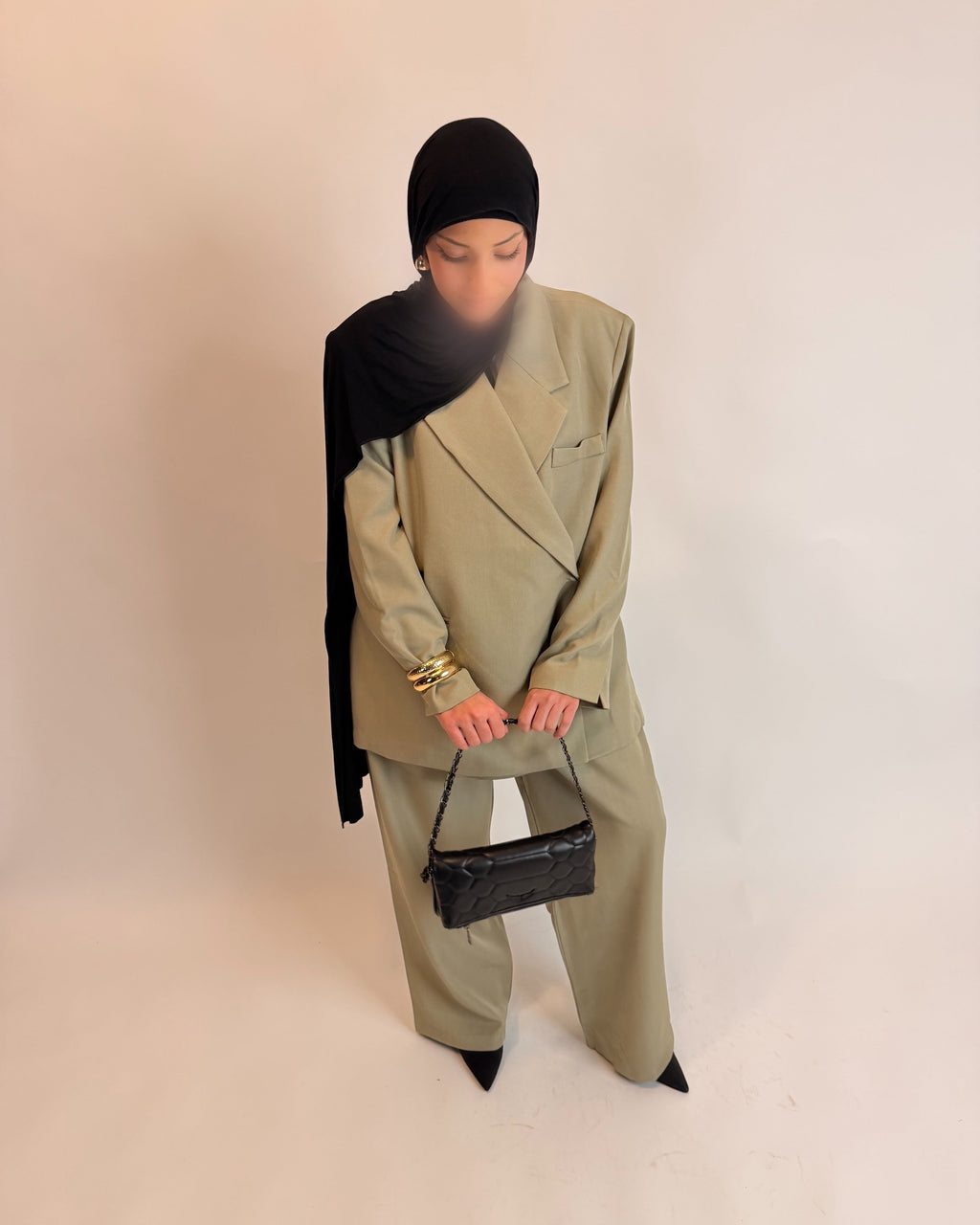 Ensemble Blazer Kaki