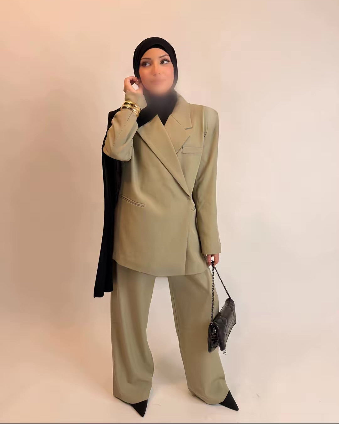 Ensemble Blazer Kaki