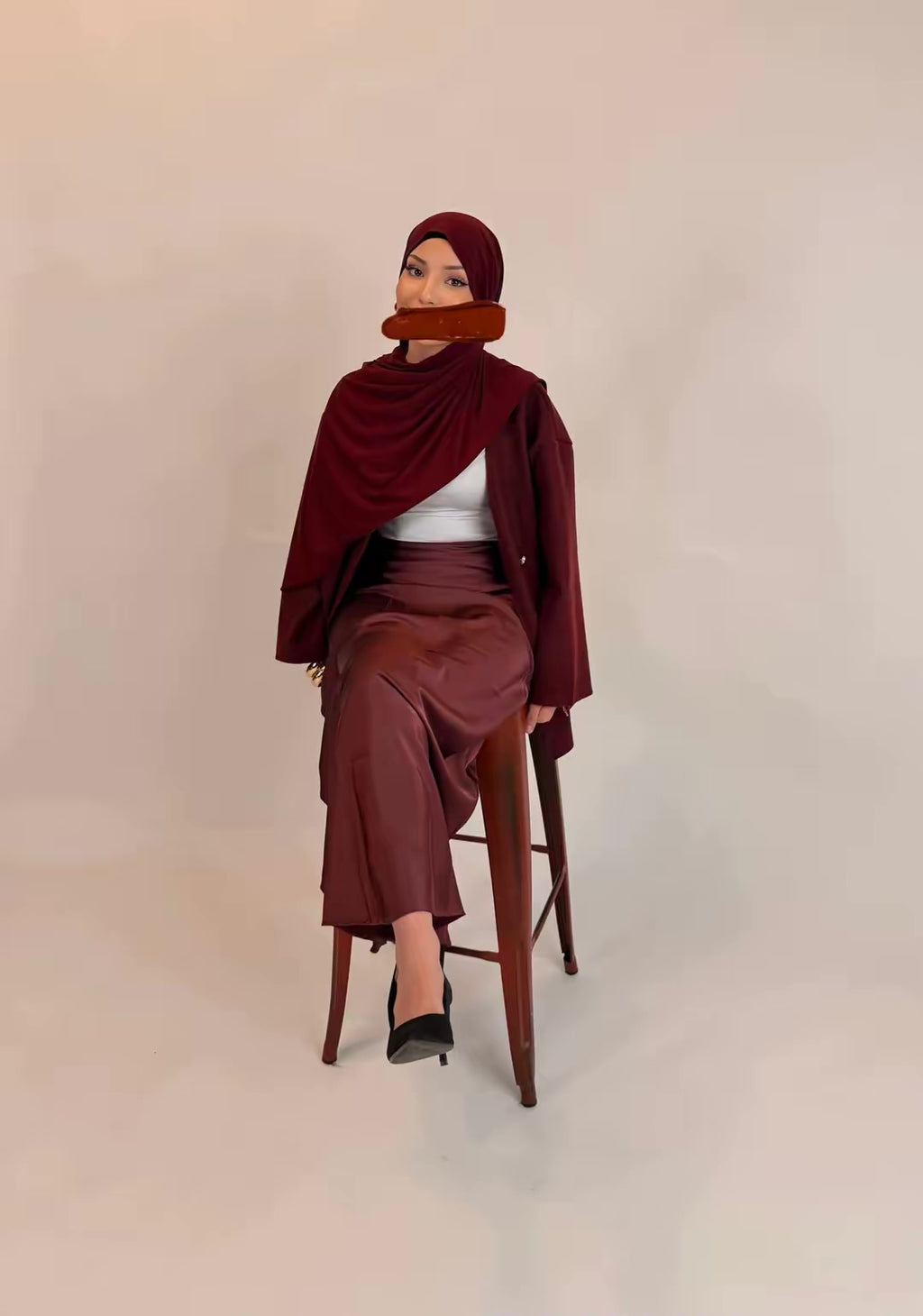 Veste Cintrée Bordeaux